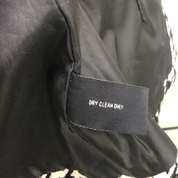 Houndstooth Double Breasted Coat Sz S - Picture 6 of 8